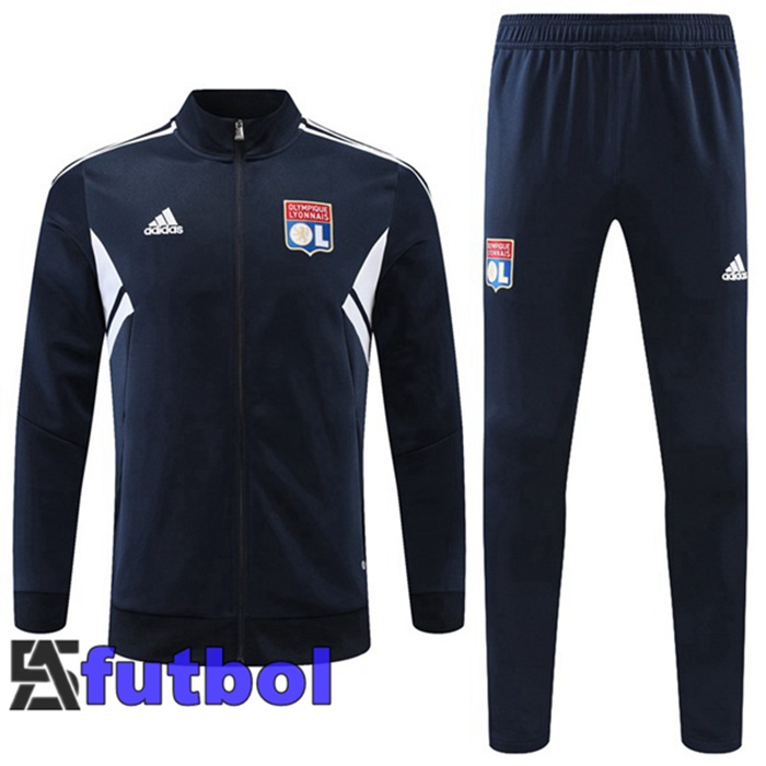 Chandal Equipos De Futbol - Chaqueta Lyon OL Azul Royal 22/23