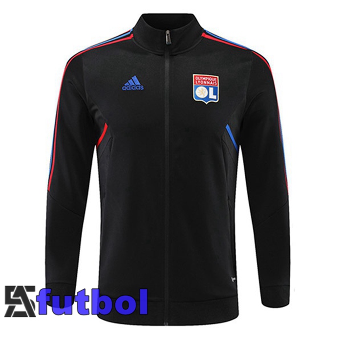 Chaquetas Futbol Lyon OL Negro 22/23