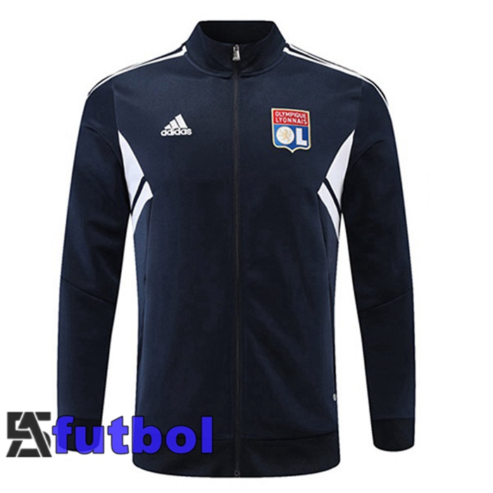 Chaquetas Futbol Lyon OL Azul Royal 22/23