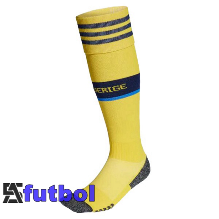 Calcetines De Futbol Suecia Primera Amarillo 22/23