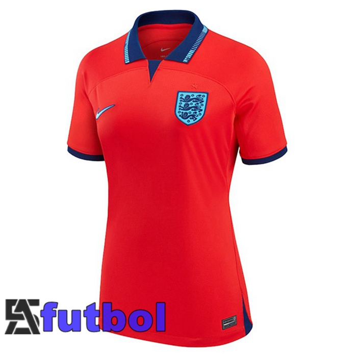 Camiseta Argentina Mujer Segunda Rojo Copa Del Mundo 2022