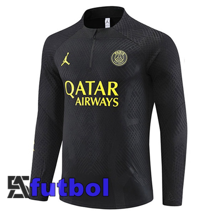 Sudadera De Entrenamiento Paris PSG Negro 2023/2024