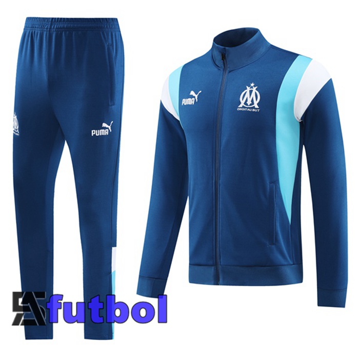 Chandal Equipos De Futbol - Chaqueta Marsella OM Azul Real 2023/2024