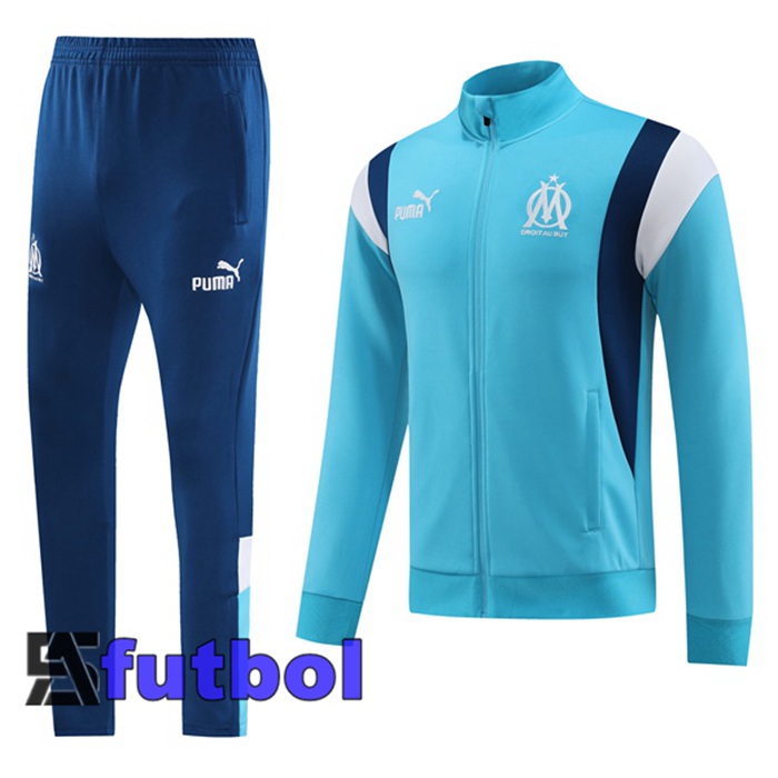 Chandal Equipos De Futbol - Chaqueta Marsella OM Azul 2023/2024
