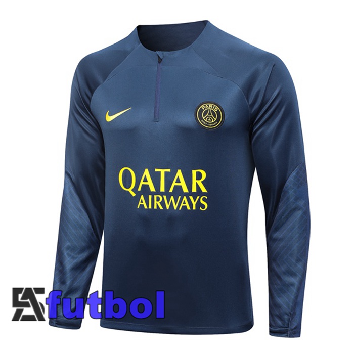 Sudadera De Entrenamiento Paris PSG Azul 2023/2024