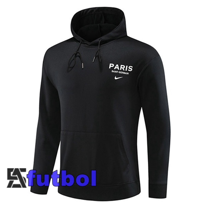 Sudadera De Entrenamiento Paris PSG Capuche Negro 2023/2024