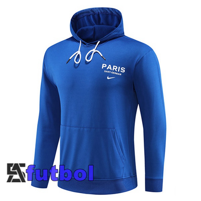 Sudadera De Entrenamiento Paris PSG Capuche Azul 2023/2024