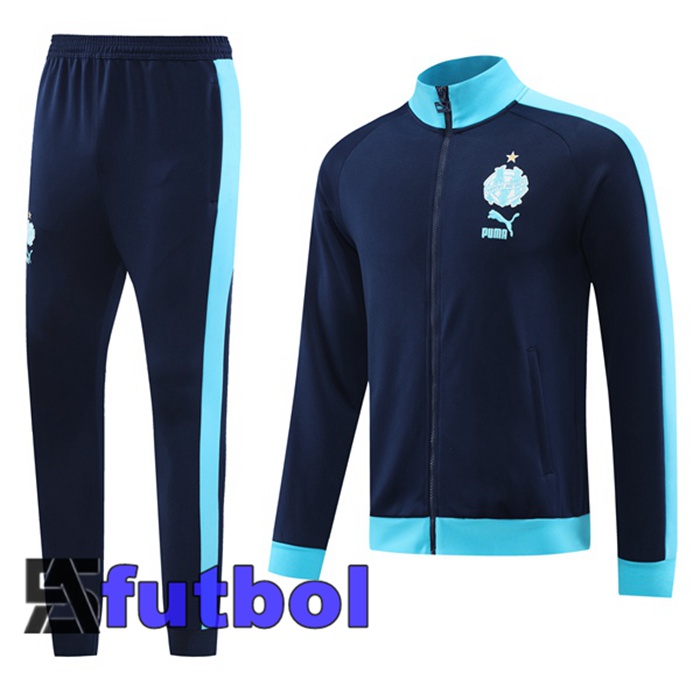Chandal Equipos De Futbol - Chaqueta Marsella OM Negro 2023/2024