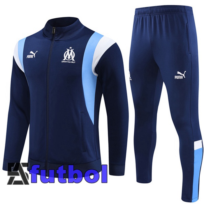 Chandal Equipos De Futbol - Chaqueta Marsella OM Azul Real 2023/2024