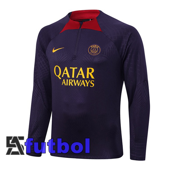Sudadera De Entrenamiento Paris PSG Púrpura 2023/2024