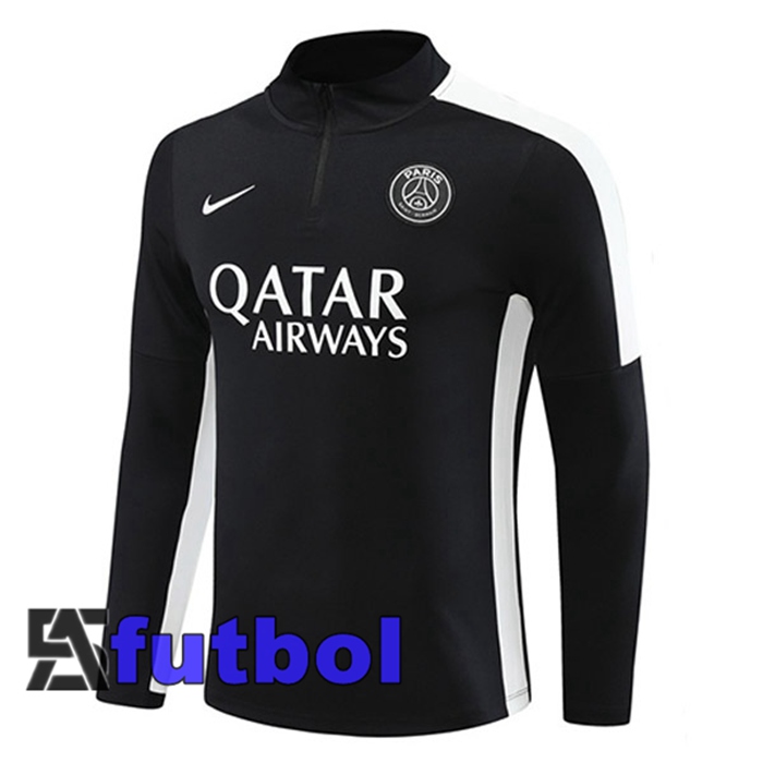 Sudadera De Entrenamiento Paris PSG Negro 2023/2024