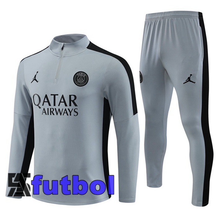 Chandal Equipos De Futbol JORDAN Paris PSG Gris 2023/2024