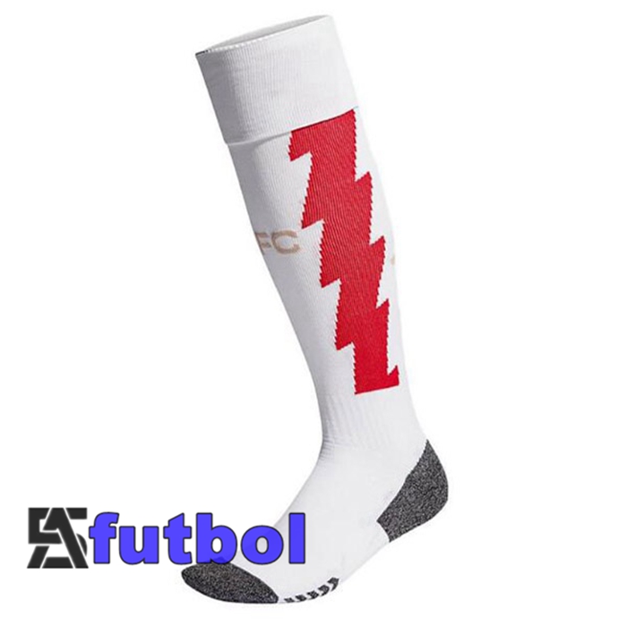 Calcetines De Futbol Arsenal Primera Blanco 2023/2024