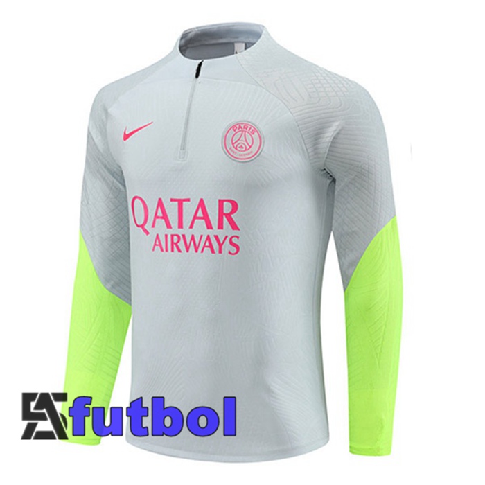 Sudadera De Entrenamiento Paris PSG Gris 2023/2024