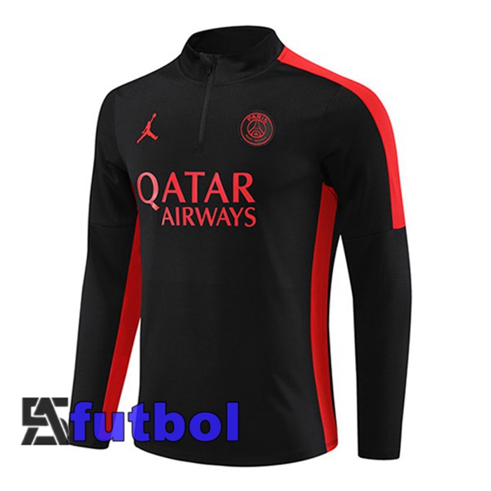 Sudadera De Entrenamiento JORDAN Paris PSG Negro 2023/2024