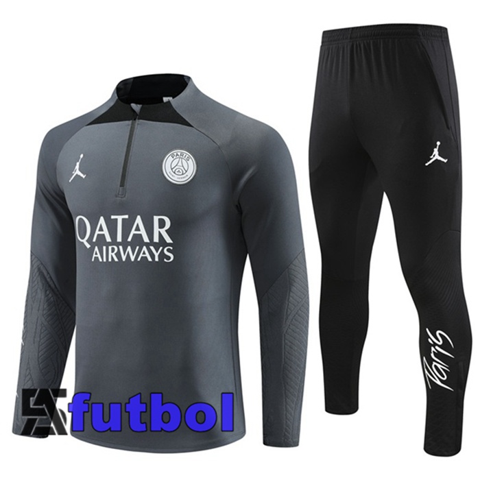Chandal Equipos De Futbol JORDAN Paris PSG Gris 2023/2024