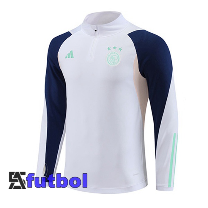 Sudadera De Entrenamiento AFC Ajax Blanco 2023/2024