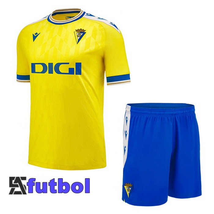 Camisetas De Futbol Cadiz CF Ninos Primera Amarillo 2023/2024