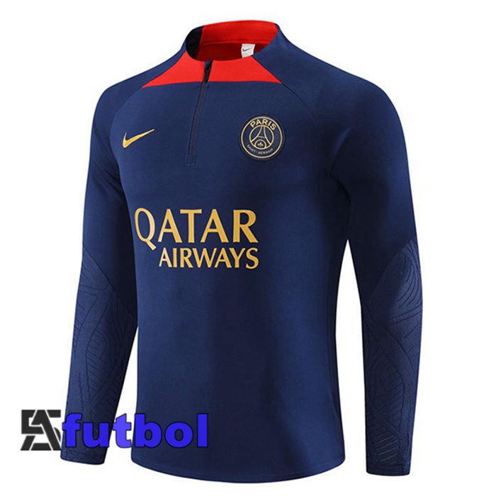 Sudadera De Entrenamiento Paris PSG Azul Real 2023/2024