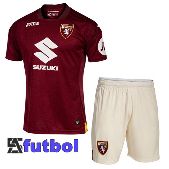 Camisetas De Futbol Torino FC Ninos Primera Rojo 2023/2024