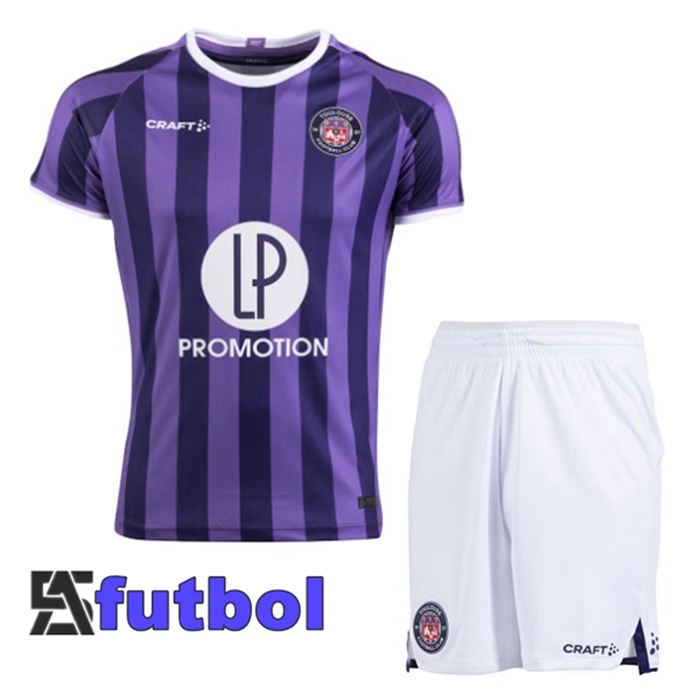 Camisetas De Futbol Toulouse Ninos Segunda Púrpura 2023/2024