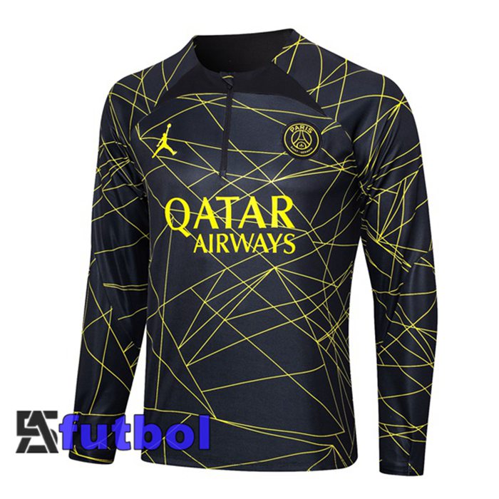 Sudadera De Entrenamiento JORDAN Paris PSG Negro 2023/2024