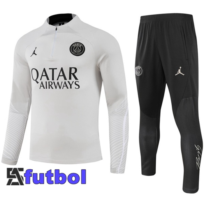 Chandal Equipos De Futbol JORDAN Paris PSG Gris 2023/2024