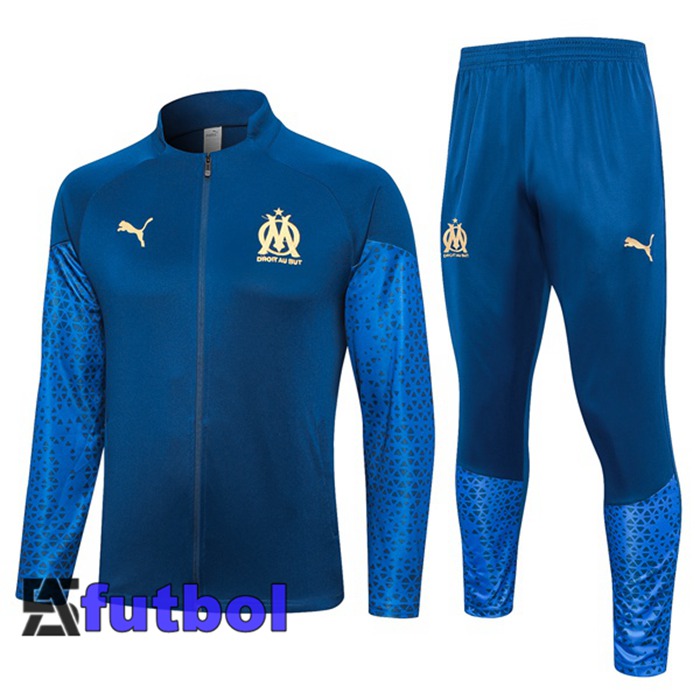 Chandal Equipos De Futbol - Chaqueta Marsella OM Azul 2023/2024