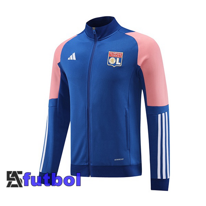 Chaquetas Futbol lyon OL Azul 2024/2025