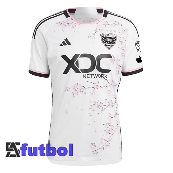 Camisetas De Futbol D.C United Segunda Blanco 2024/2025