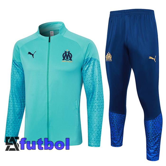 Chandal Equipos De Futbol - Chaqueta Marsella Azul Claro 2023/2024