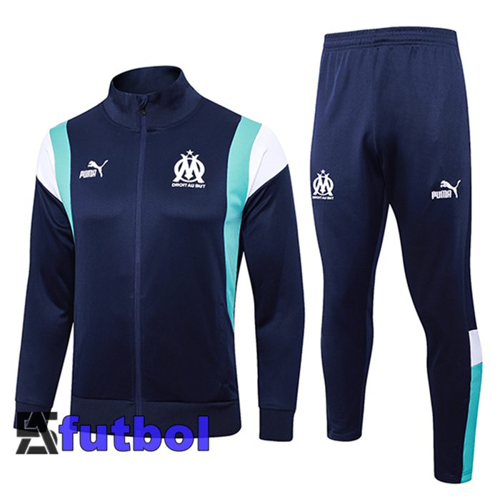 Chandal Equipos De Futbol - Chaqueta Marsella Azul Marino 2023/2024