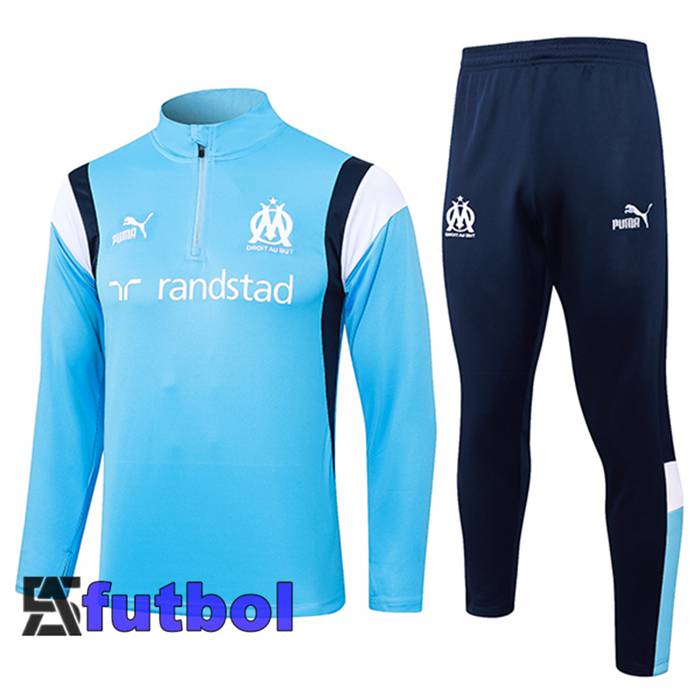 Chandal Equipos De Futbol Marsella Azul Claro 2023/2024