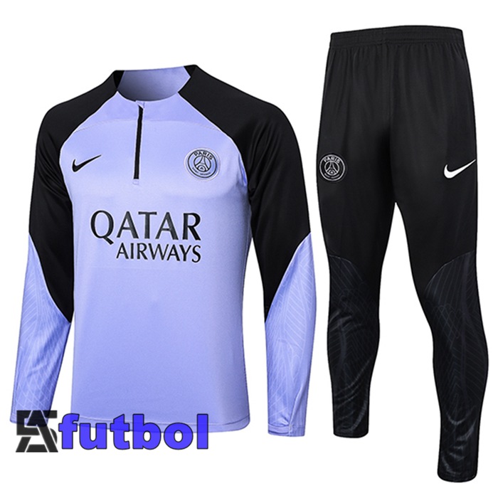 Chandal Equipos De Futbol PSG Púrpura/Negro 2023/2024