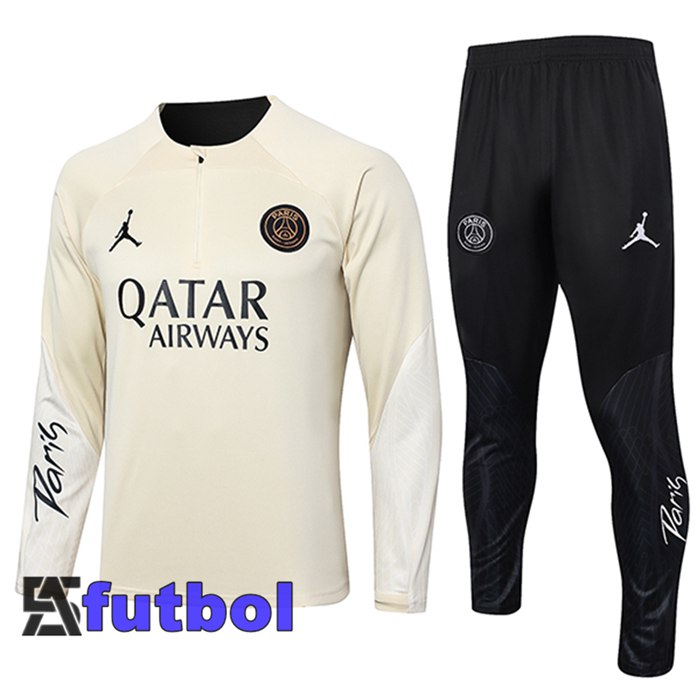 Chandal Equipos De Futbol Jordan PSG Amarillo/Negro 2024/2025