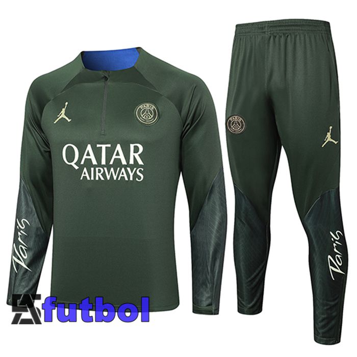 Chandal Equipos De Futbol Jordan PSG Verde 2024/2025