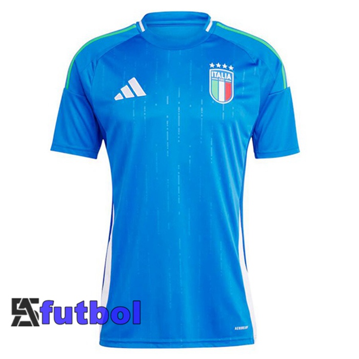 Camisetas De Futbol Italia Primera Azul UEFA Euro 2024