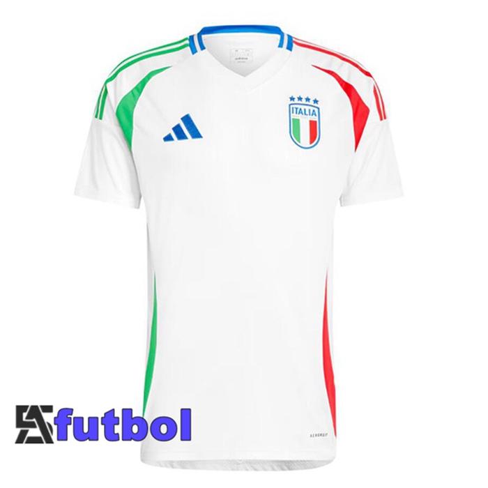 Camisetas De Futbol Italia Segunda Blanco UEFA Euro 2024