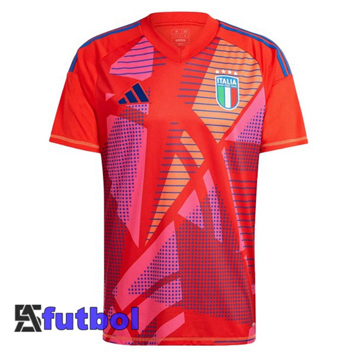 Camisetas De Futbol Italia Portero Rojo UEFA Euro 2024