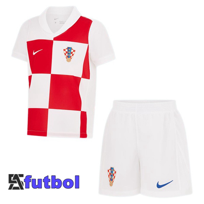 Camisetas De Futbol Croacia Ninos Primera Blanco 2024/2025