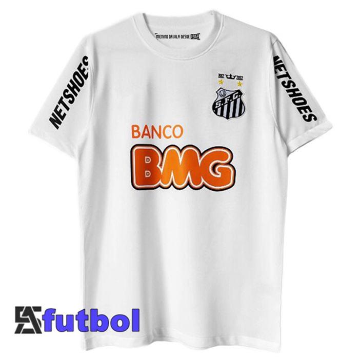 Camisetas De Futbol Santos FC Retro Primera Blanco 2012-2013