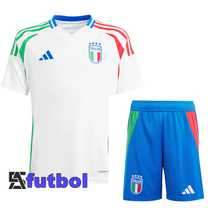 Camiseta Nacional Italia Segunda + Cortos UEFA Euro 2024