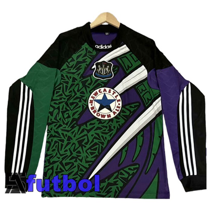 Camisetas De Futbol Newcastle United Retro Manga Larga Púrpura 1995/1996