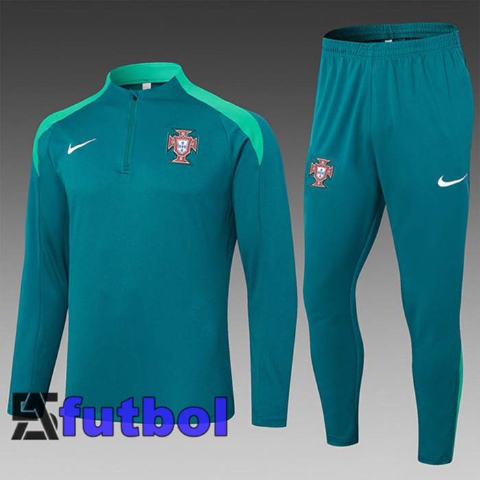 Chandal Equipos De Futbol Portugal Ninos Verde 2024/2025