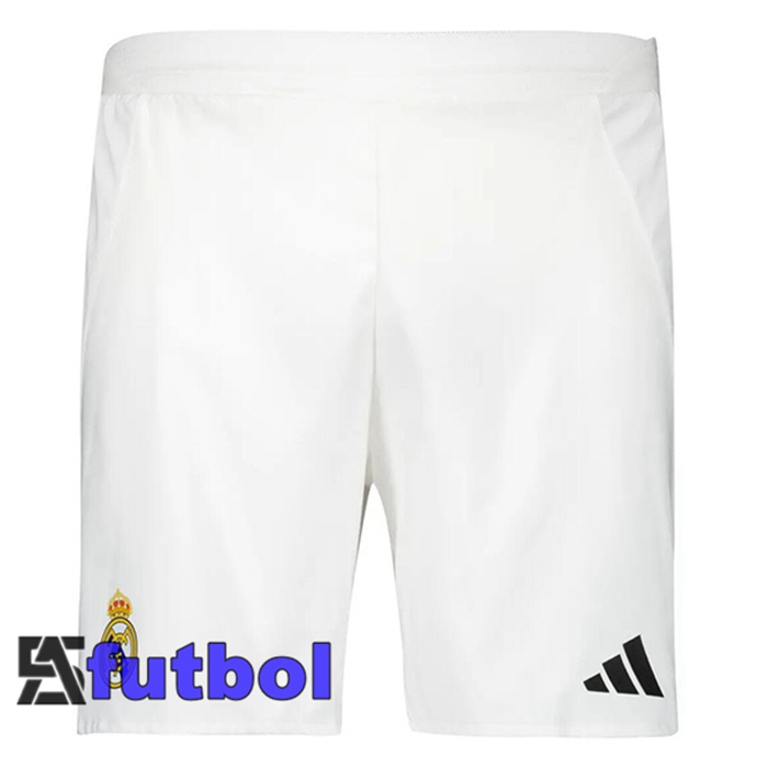 Cortos de Futbol Real Madrid Primera Blanco 2024/2025