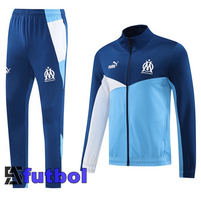 Chandal Equipos De Futbol - Chaqueta Marsella OM Azul 2024/2025