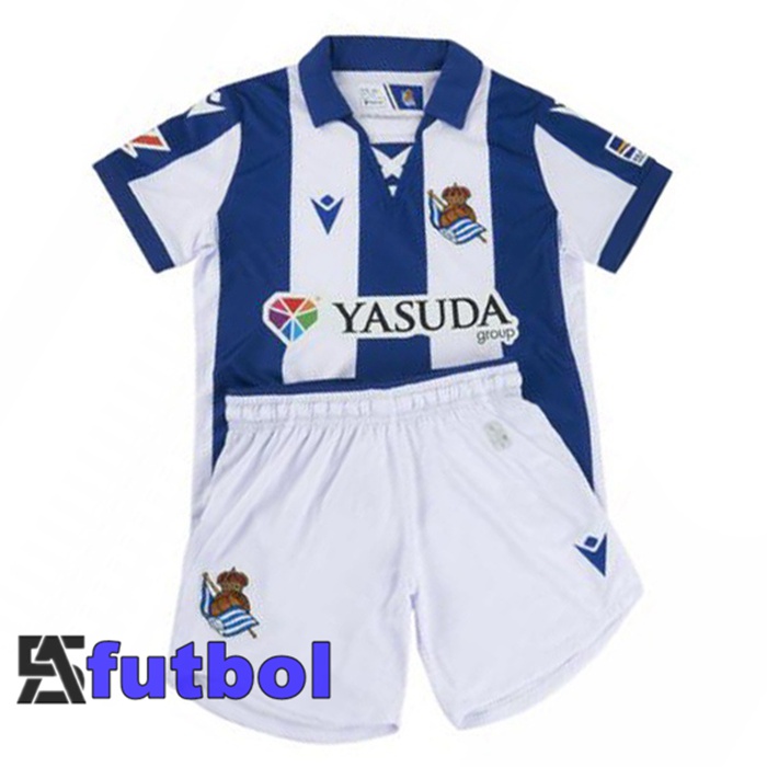 Camisetas De Futbol Real Sociedad Ninos Primera Azul 2024/2025