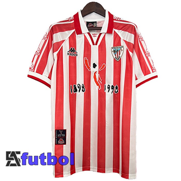 Camisetas De Futbol Athletic Bilbao Retro Primera 100th Anniversary