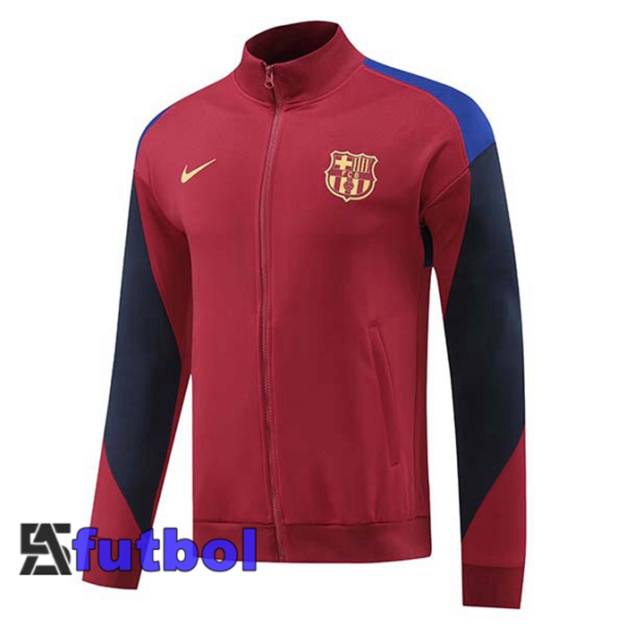 Chaquetas Futbol FC Barcelona Rojo 2024/2025