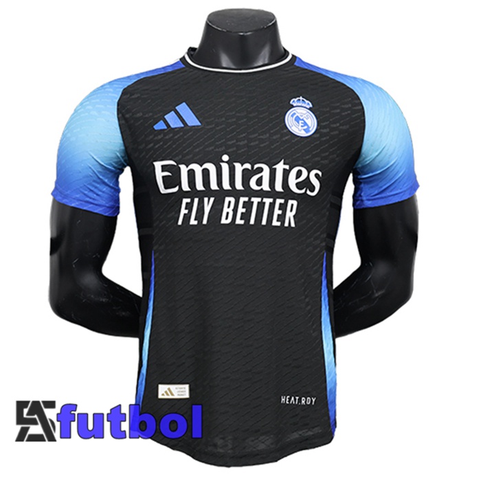 Camisetas De Futbol Real Madrid Edición Especial Negro/Azul 2024/2025
